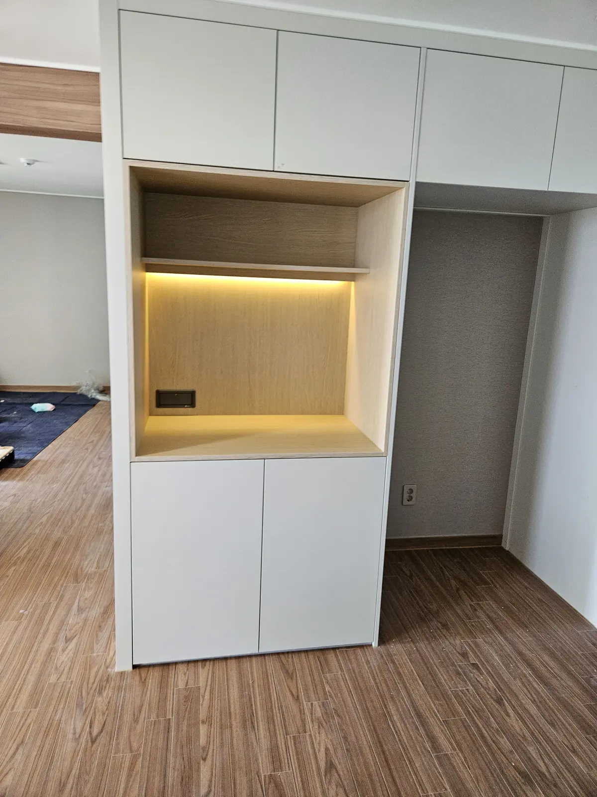 삼성 비스포크 4도어 키친핏 냉장고장 리폼 — 냉장고장리폼 업체 바름